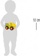 Small Foot - Houten Werkvoertuig Bouwplaats Geel