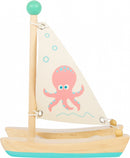 Small Foot - Badspeelgoed Houten Catamaran Octopus