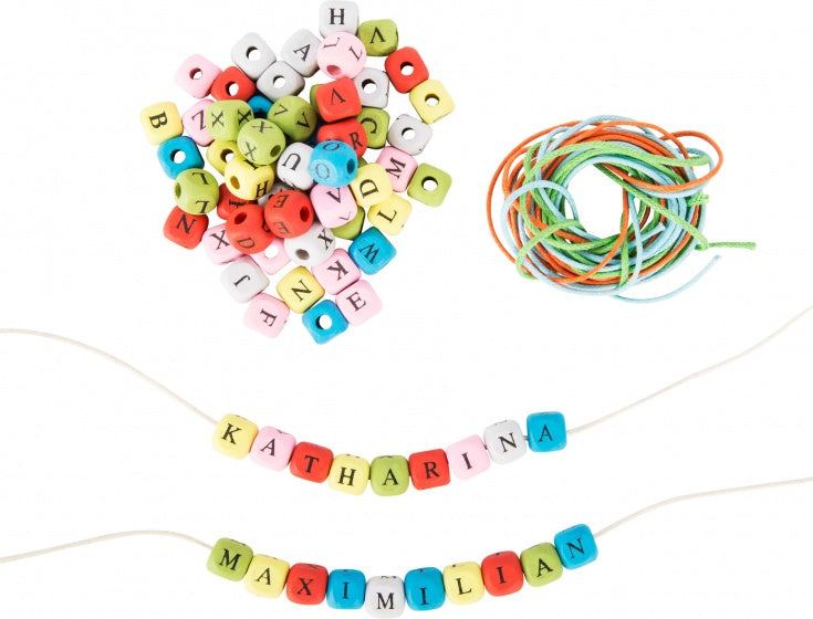 dobbelstenen letter hout 7 mm 300 stuks