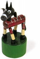 drukdieren set hout junior 18 cm 8 stuks