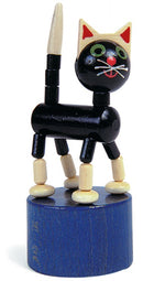 drukdieren set hout junior 18 cm 8 stuks