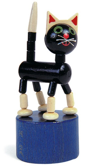 drukdieren set hout junior 18 cm 8 stuks