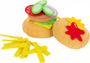 hamburgerset met friet junior 10 cm vilt 10-delig