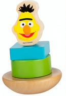 houten stapelfiguur Sesamstraat Bert 9 cm