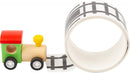 houten trein met plakrails junior 6 cm 2-delig