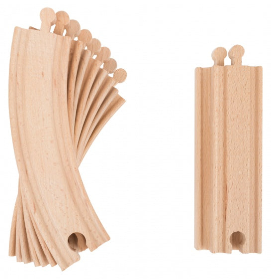 houten treinset Sesamstraat 27-delig