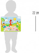 houten vormenpuzzel Sesamstraat picknick 30 cm
