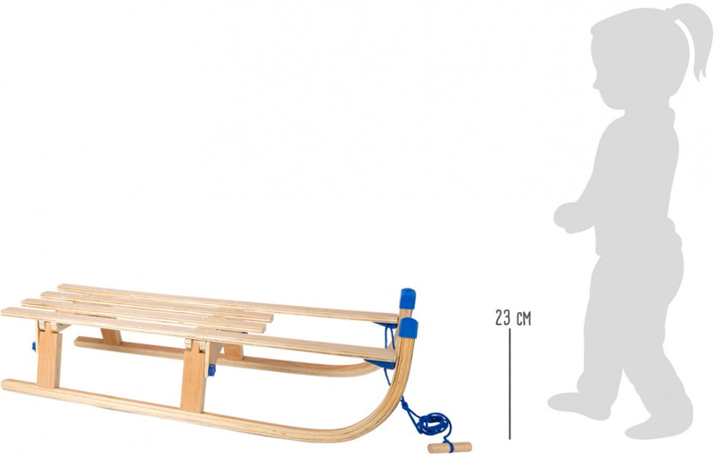 houten vouwslee 109 x 32 x 23 cm