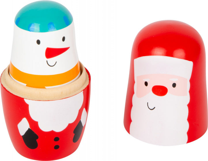 Small Foot - Houten Matroesjka Poppen Kerst