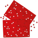 knutselpapier rood sterren 45x30 cm 2 stuks