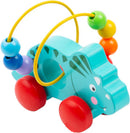 kralenframe Triceratops 15 x 9 x 12 cm hout blauw