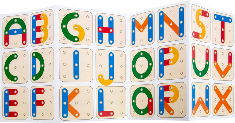 Leerspel Letters en Cijfers invoegraadsel