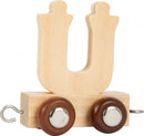 Houten Letters Trein Ü