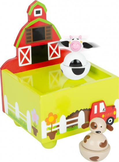 Small Foot - Houten Muziekdoos Boerderij
