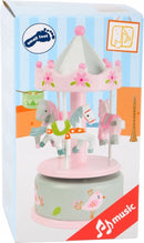 Small Foot  -  Houten Muziekdoos Draaiend en Opwindbaar Eenhoorn