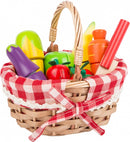 Small Foot - Houten Picknickmand met Snij Fruit, 15dlg.