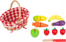 Small Foot - Houten Picknickmand met Snij Fruit, 15dlg.