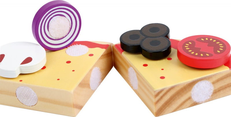 Small Foot - Houten Speeleten Pizza-oven Set, 25dlg.