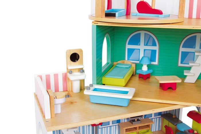 poppenhuis compleet 24-delig