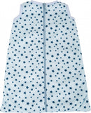 poppenslaapzak meisjes 35-45 cm katoen lichtblauw