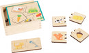 Small Foot  -  Houten Puzzel Dieren en hun Voedsel