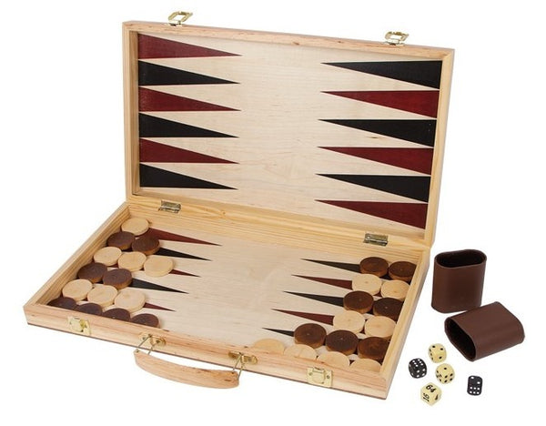 Small Foot - Houten Schaakspel en Backgammon