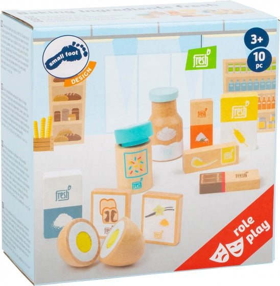 Small Foot - Houten Speeleten Bakbenodigdheden, 10dlg.