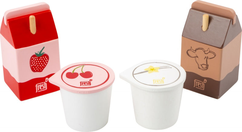 Small Foot - Houten Speeleten Zuivel, 4dlg.