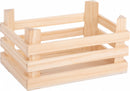 speelset fruit junior 18 x 12 cm hout/vilt naturel