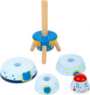 stapelraket Space hout junior 15 cm 5-delig