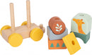 Small Foot - Houten Stapelblokken Trein Safari, 16dlg.