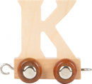 Small Foot - Houten Lettertrein - K - 12 stuks