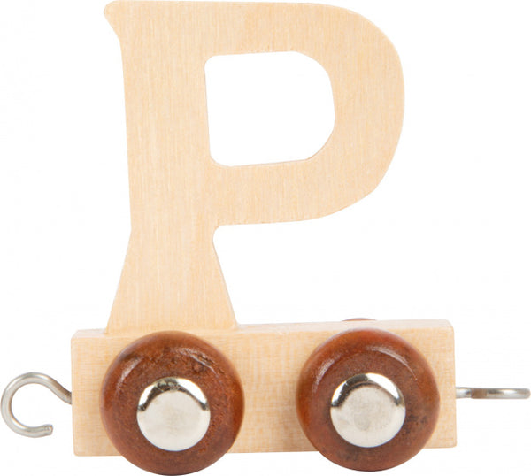 Small Foot - Houten Lettertrein - P - 12 stuks
