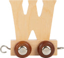 Small Foot - Houten Lettertrein - W - 12 stuks