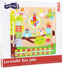 vier seizoenen leerbord hout