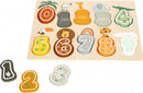 Small Foot  -  Houten Cijfer Puzzel Safari