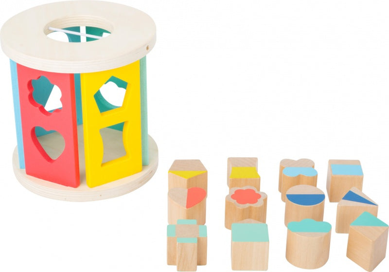 Houten Rolling Shape-sorting Cube