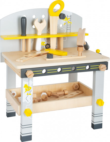 Small Foot - Houten Werkbank Compact Miniwob, 34dlg.
