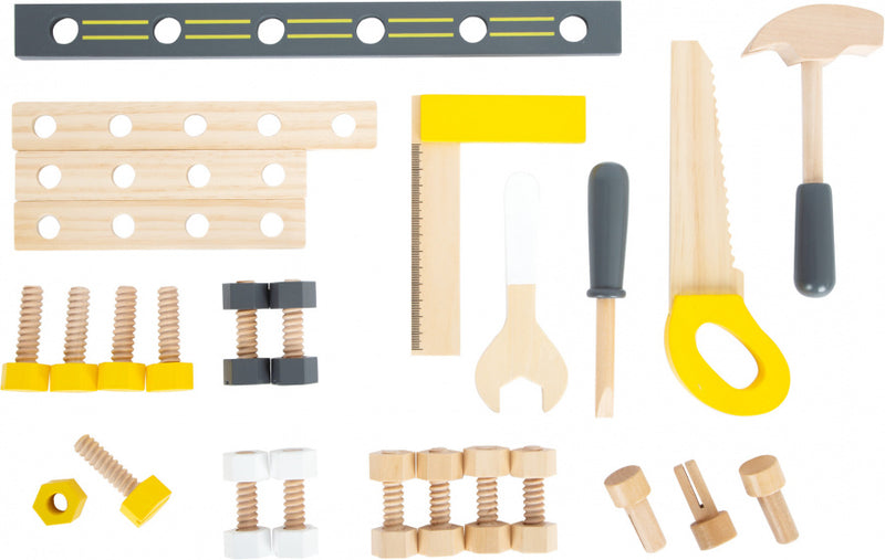 Small Foot - Houten Werkbank Compact Miniwob, 34dlg.