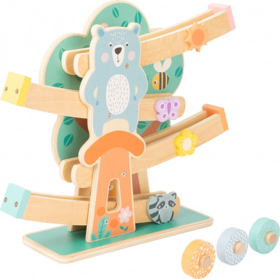 Small Foot  -  Houten Knikkerbaan Dieren Pastel
