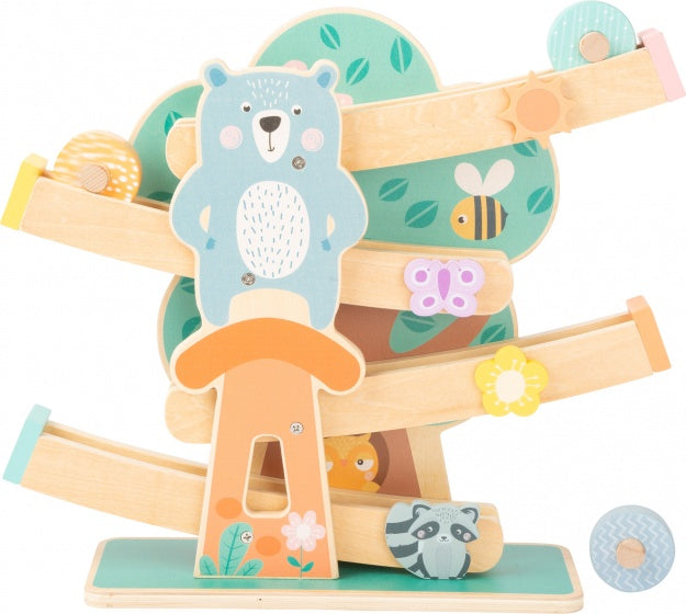 Small Foot  -  Houten Knikkerbaan Dieren Pastel