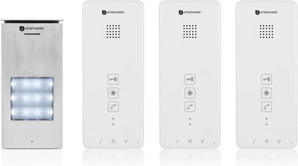 Smartwares DIC-21132 Audio Intercom Systeem Voor 3 Appartementen