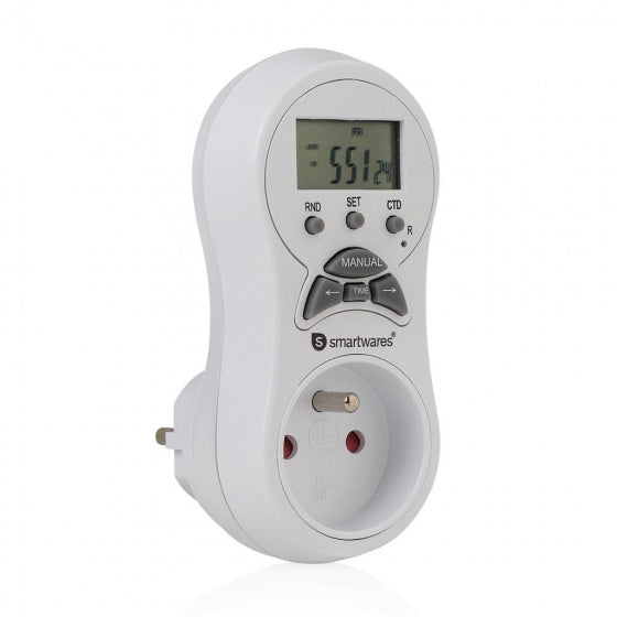 Elro TM80B Digitale Schakelklok FR Plug Wit