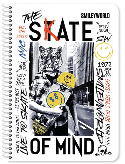 notitieboek skate 60 pagina's A4 jongens papier wit