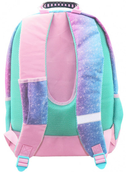 rugzak Influence meisjes 45 x 33 cm polyester roze/blauw
