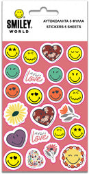stickervel junior papier geel/roze/blauw 5 stuks