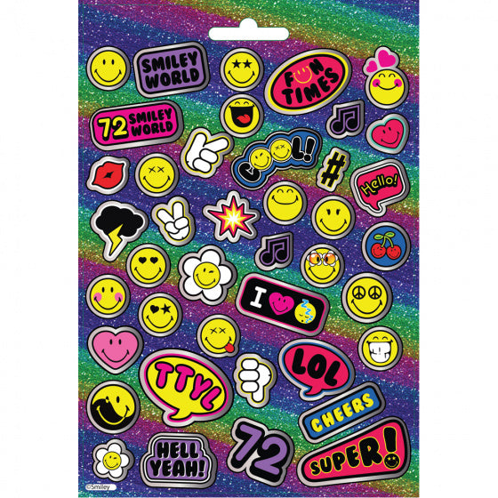 Stickervellen Smiley