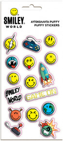 stickers Puffy junior 10 x 22 cm geel 16 stuks