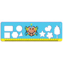 kleurboek junior 33 cm papier blauw 3-delig