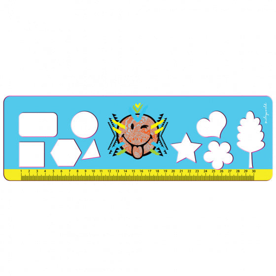 kleurboek junior 33 cm papier roze/blauw 3-delig